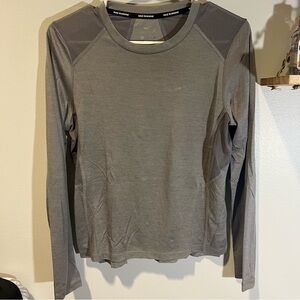 Size S Grey Nike Dri-Fit long sleeve top